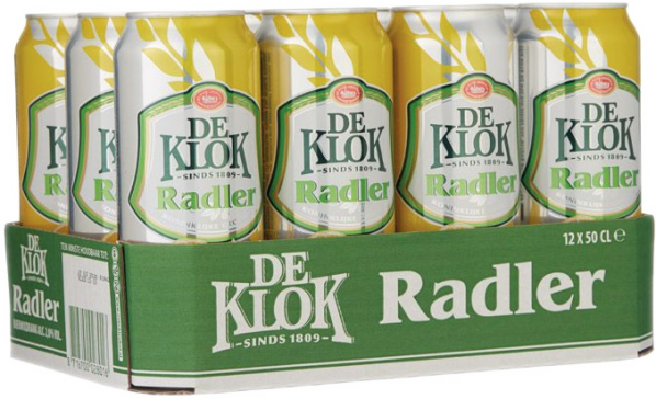 De Klok Radler set van 12 blikken á 0,50 liter